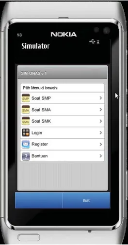 Gambar 5. Rancangan Tampilan Antarmuka Aplikasi Mobile 