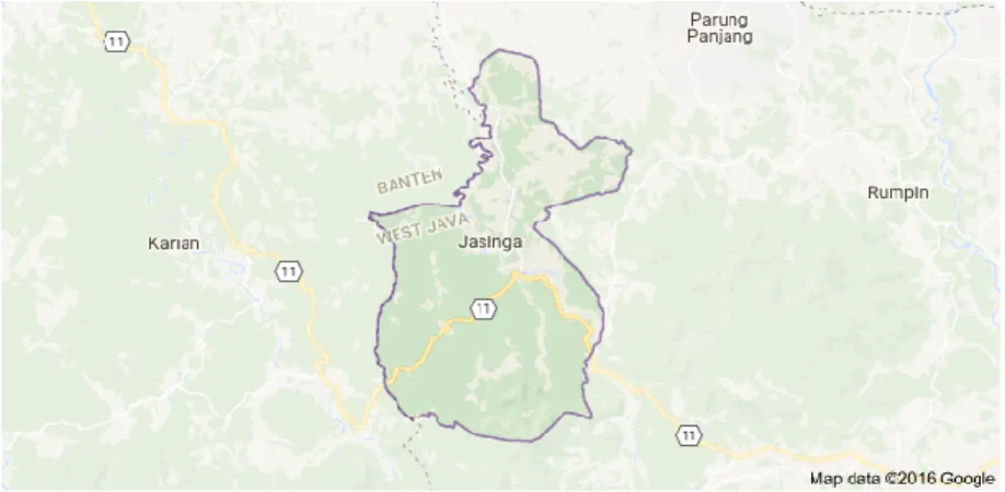 Gambar 3. 2: Peta Letak Desa Koleang 8