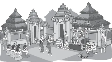 Gambar 2.2 Pesta pernikahan Raja Jayapangus dan KangCing We.