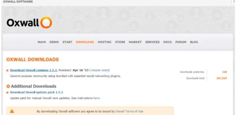 Gambar 2.1: Download CMS Oxwall