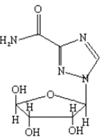 Gambar 1 Struktur kimia ribavirin  