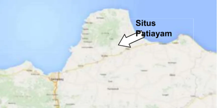 Gambar 1. Lokasi Keletakan Situs Patiayam (Sumber: Google dengan Modifikasi oleh penulis)