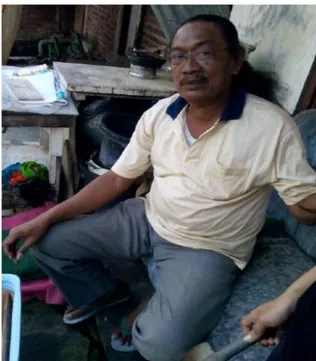 Gambar 1. Bapak Hariyono Karno, Pimpinan Kelompok  Usaha  cethok