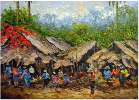 Gambar 2.1.3.1 contoh lukisan realisme 