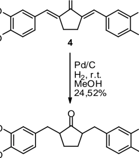 Gambar 4. Reaksi hidrogenasi PGV-0 4 menjadi THPGV-0 5. 