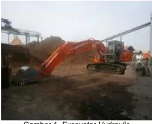 Gambar 3. Scraper Conveyor  b.  Hydraulic Excavator 
