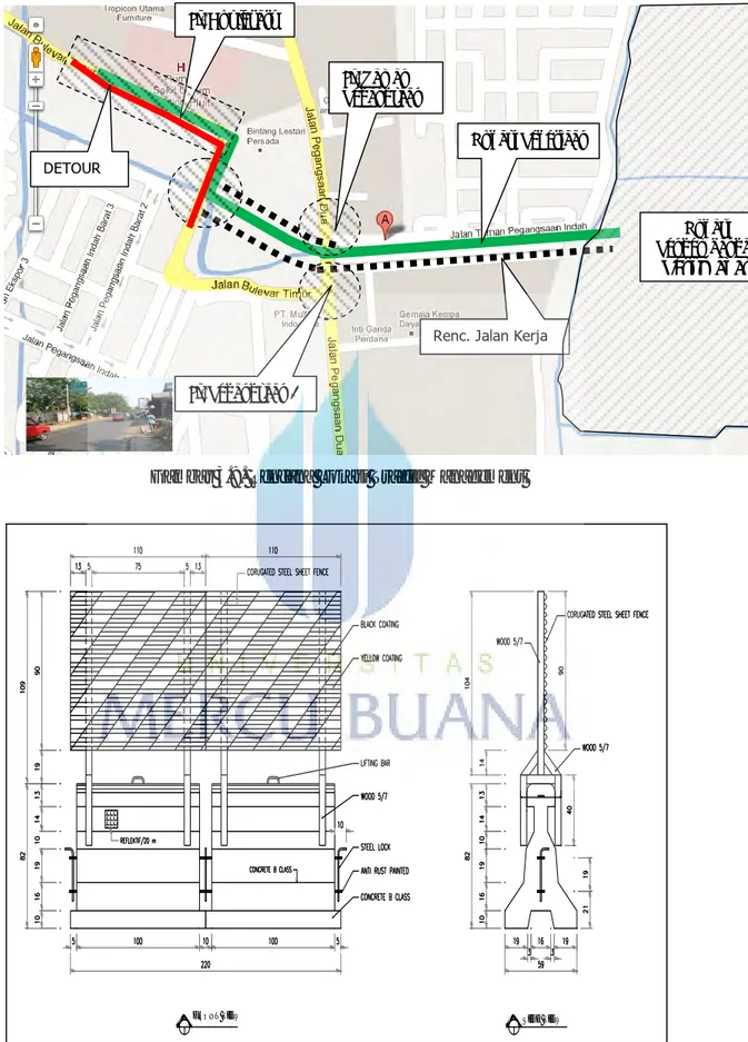 Gambar 3.8. Rencana Lokasi Traffic Management 
