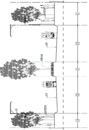Gambar 4.2. Dimensi Jalur Pedestrian Jl. Pahlawan