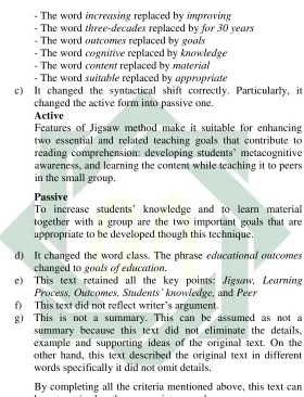 table there are seven paraphrases that completed no less than five 