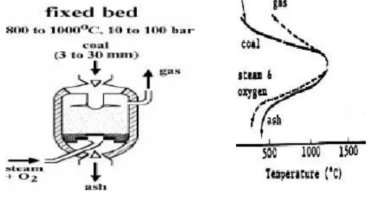 Gambar 2.5.1  Fixed –  bed gasifer