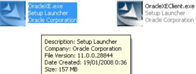 Gambar 7 : Preparing to Instal OracleGambar 6 : Installer Oracle
