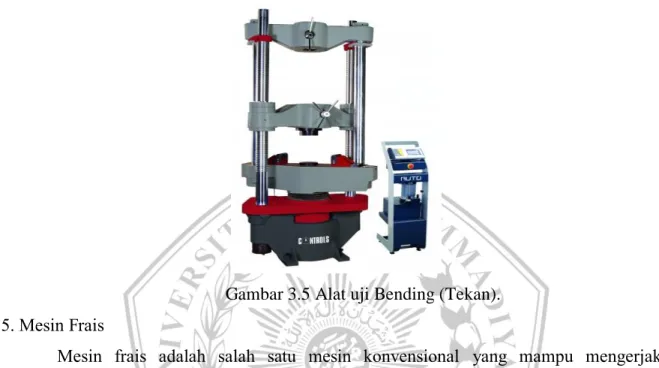 Gambar 3.5 Alat uji Bending (Tekan). 