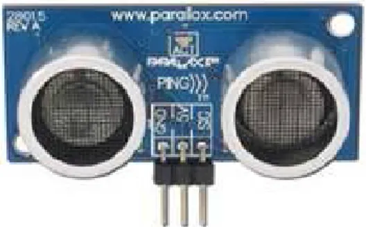 Gambar 2.3 Sensor jarak ultrasonik ping