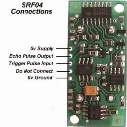Gambar 2.1 Sensor SRF04  (http://www.robot-electronics.co.uk/ ) 