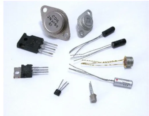 Gambar 2.11 Lambang dan bentuk fisik Transistor FET 