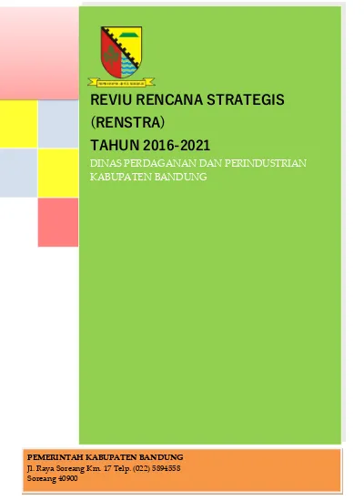 REVIU RENCANA STRATEGIS (RENSTRA) TAHUN