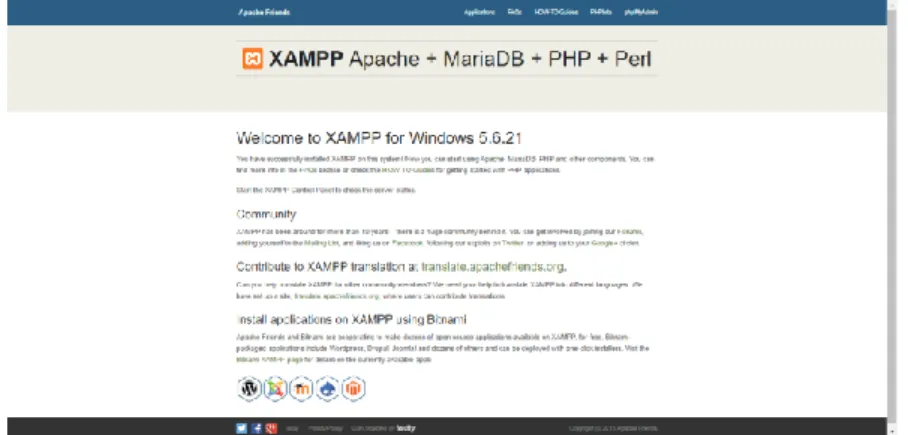 Gambar 2. XAMPP  2.  Web Browser  