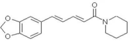 Gambar 6. Struktur Molekul Piperine (Anonim, 2009)