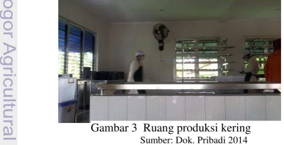 Gambar 3  Ruang produksi kering 