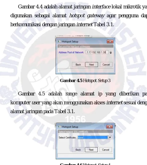 Gambar 4.4 Hotspot Setup 2 