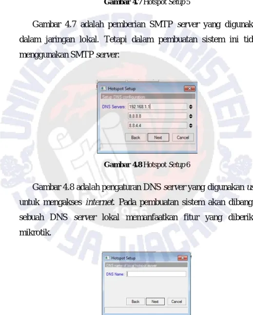 Gambar 4.7 Hotspot Setup 5 