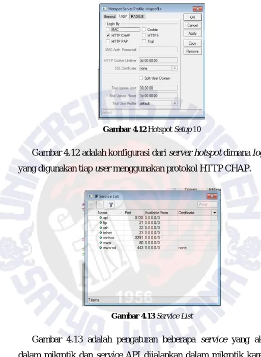 Gambar 4.12 Hotspot Setup 10 