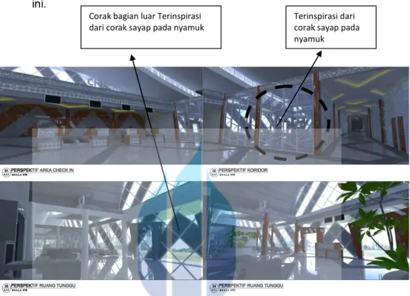 Gambar 4.13: Interior terminal Bandara Japura Rengat. 