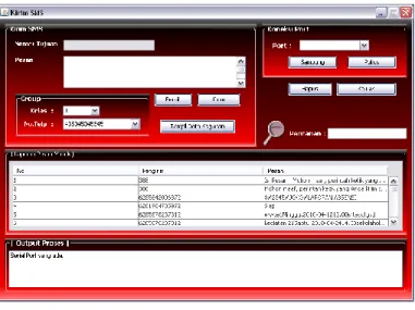 Gambar 4.19  Kirim SMS 