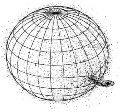 Gambar II.3: Proses terjadinya transfer massa dari bintang sekunder ke bintang primer akibat Roche Lobe Overflow (Charles dan Seward, 1995)