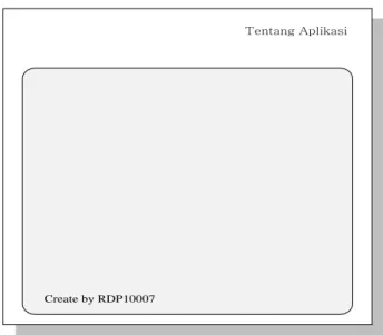 Gambar 4.12 Form Tentang Aplikasi 