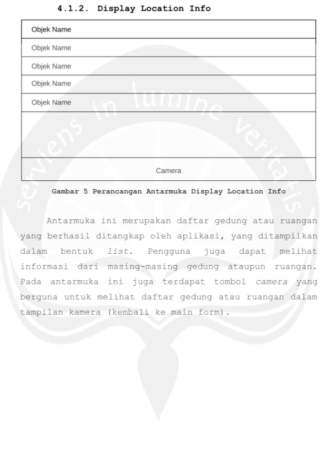 Gambar 5 Perancangan Antarmuka Display Location Info 