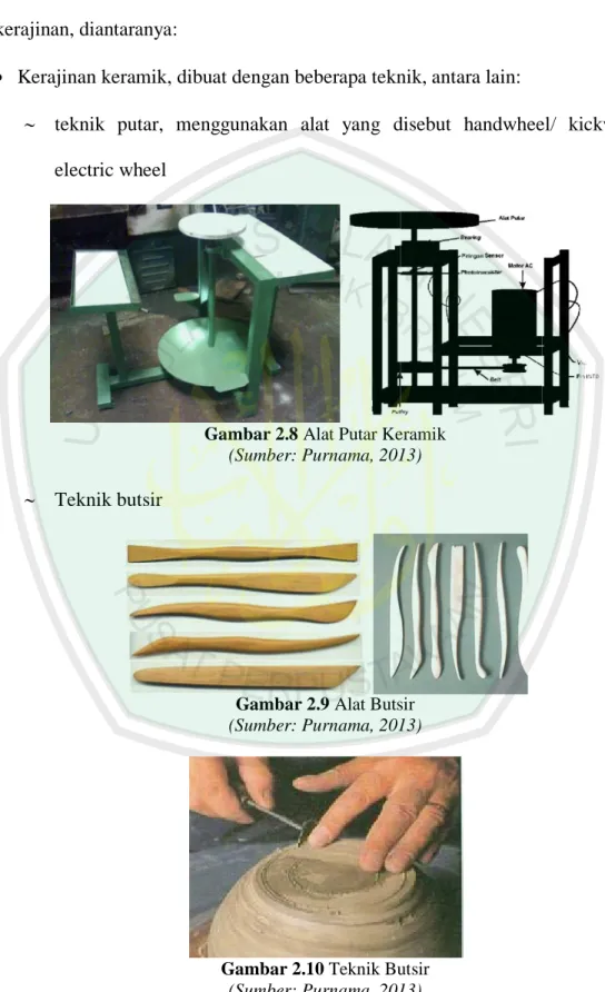 Gambar 2.8 Alat Putar Keramik  (Sumber: Purnama, 2013) 
