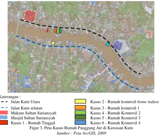 Tabel 1. Objek Kasus Studi Rumah Panggung Air di Tepian Sungai Kuin 