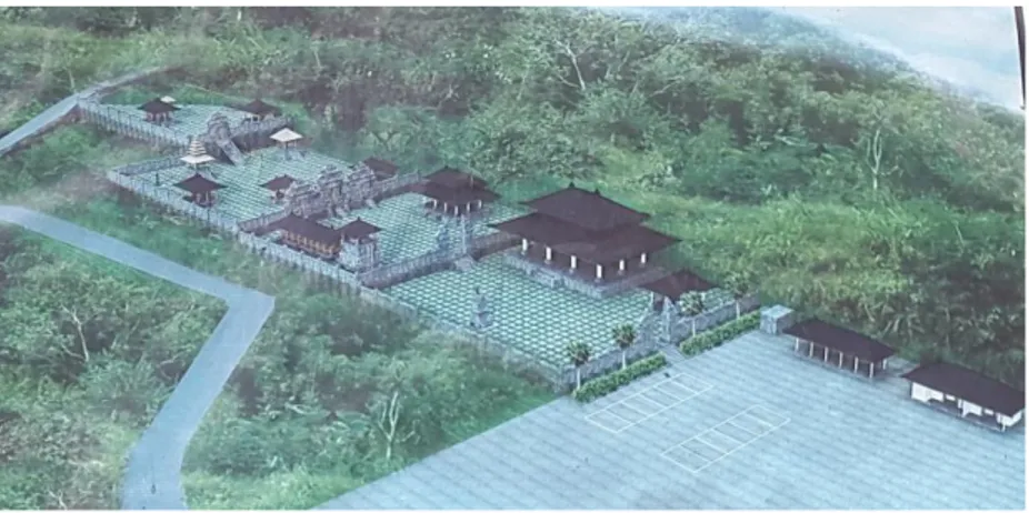 Gambar 4.5:  Rencana Pengembangan Pura Manik Muncar  Sumber: Arsip Desa Belandingan, 2015 