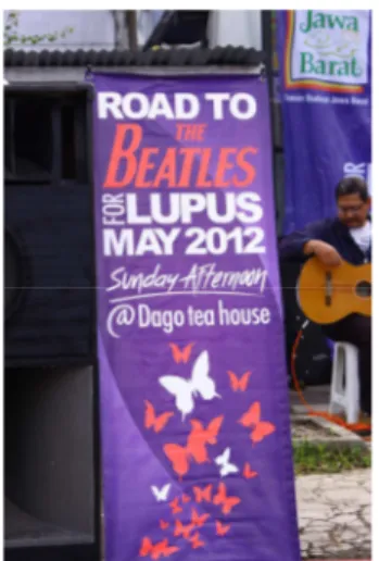 Gambar 2.2.3.1 Road to the Beatles for Lupus                    Gambar 2.2.3.2 Road to the Beatles for Lupus           