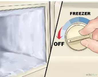 Gambar Mencairkan Es di evaporator