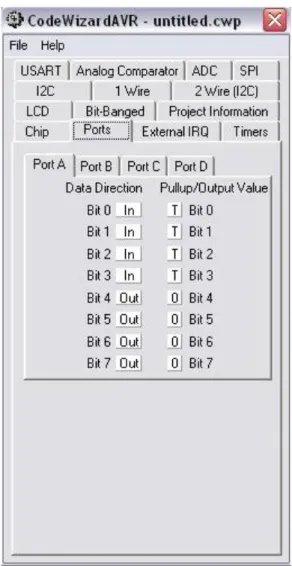 Gambar 5. Tampilan pengaturan input dan output 