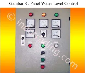 Gambar 8 : Panel Water Level Control 