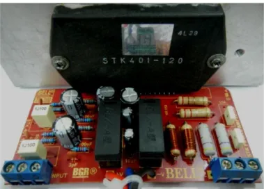 Gambar 3.9. Audio power amplifier. 