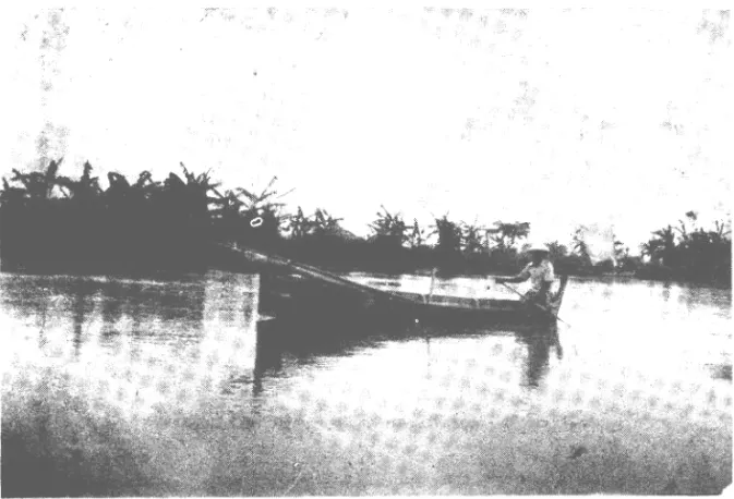 Gambar 2. Sarana penangkapan dengan perahu bermotor. 