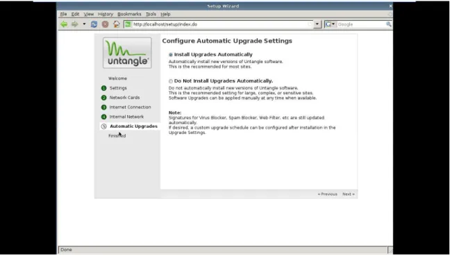 Gambar 1.16 Konfigurasi Automatic Upgrade 
