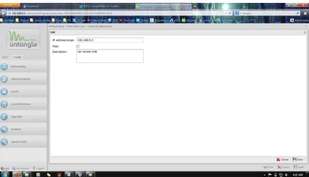 Gambar 1.27 Tampilan Add Passed IPs Client 