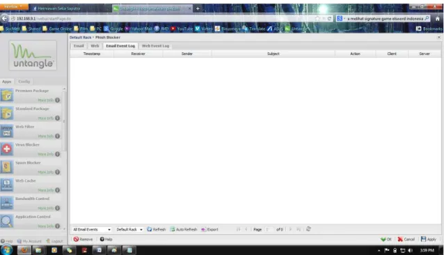 Gambar 1.55 Tampilan tab Email Event Log 