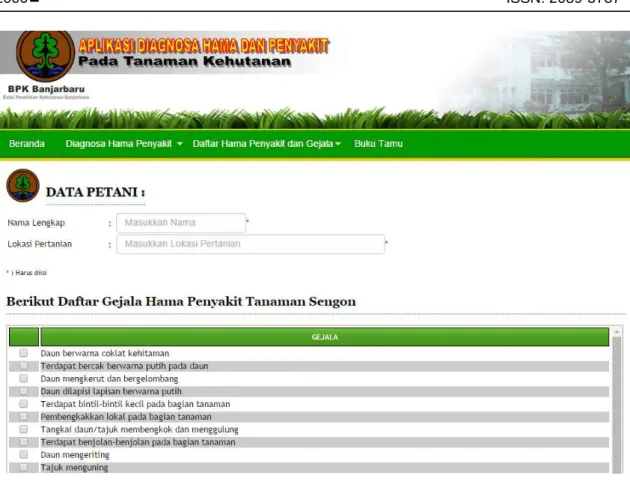 Gambar 2. Form Konsultasi 