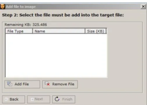 Gambar 3.9. Tampilan Input File sebagai Pesan Rahasia 