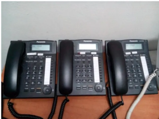 Gambar 8. Telepon yang digunakan Telephone Operator   di Hotel Best Werstern Premier Solo Baru  