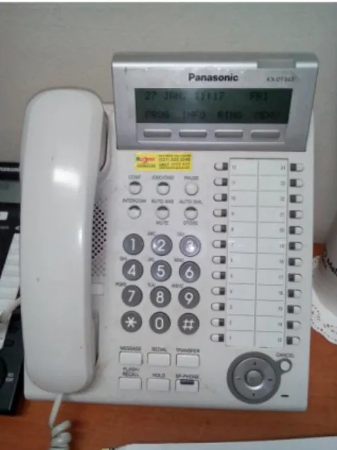 Gambar 9. PABX yang digunakan Telephone Operator   di Hotel Best Werstern Premier Solo Baru  