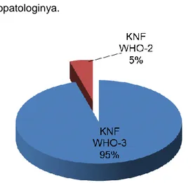 Gambar 1. Distribusi  tipe  KNF  berdasarkan  atas  histopatologinya  (Sumber data primer: 