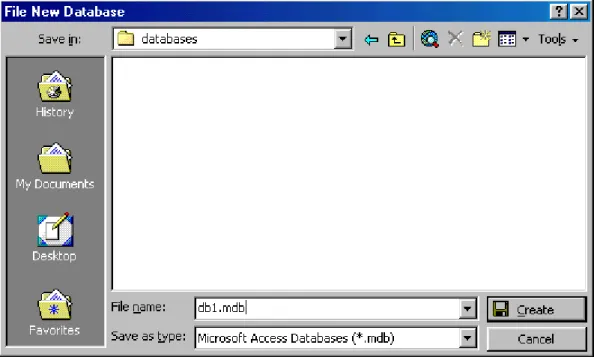 Gambar 2.9 Kotak Dialog Penyimpanan Database