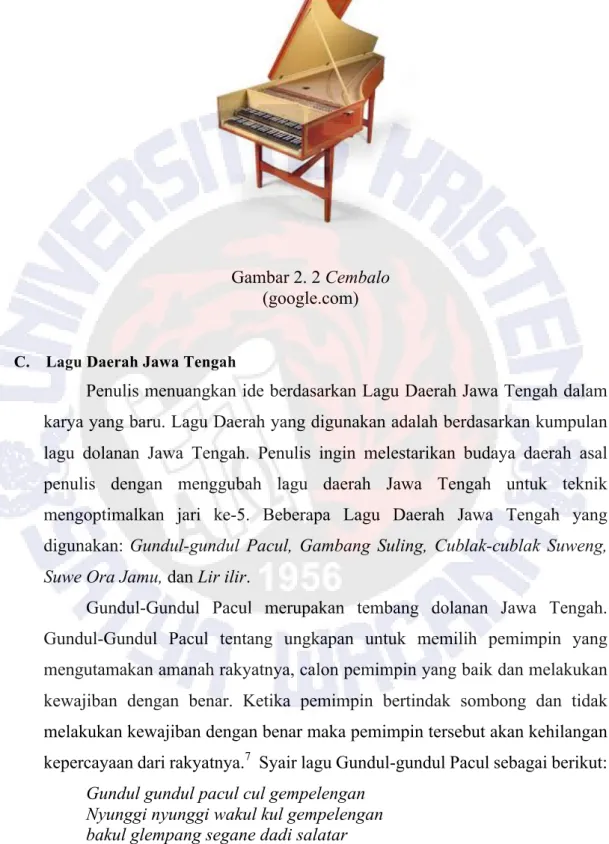Gambar 2. 2 Cembalo  (google.com)  	